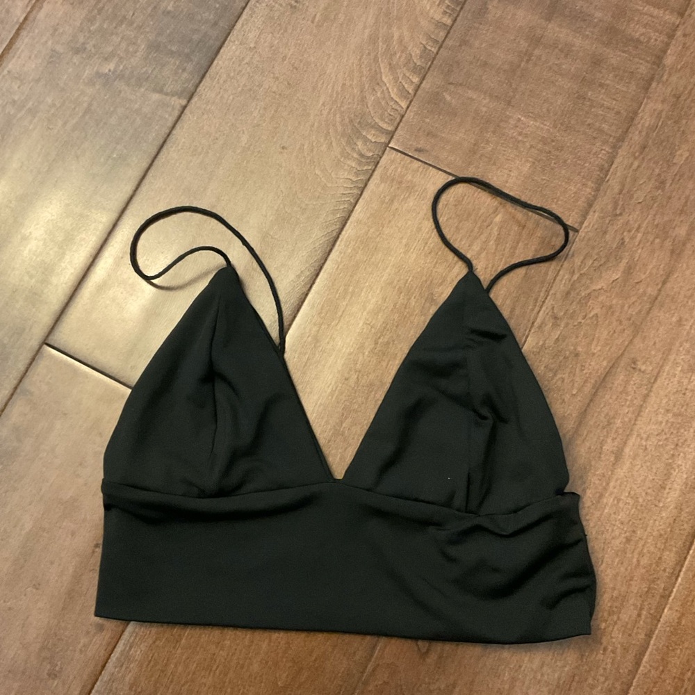 Black crop top